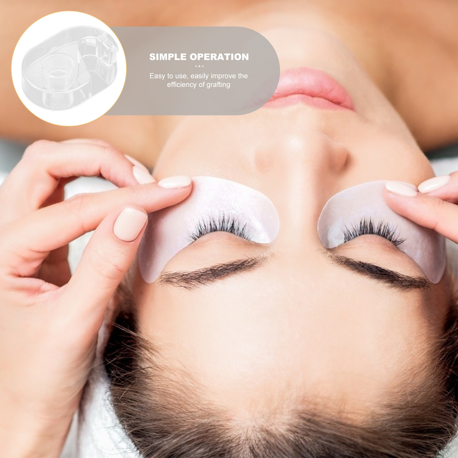 Eyelash Extension Is Safe - 3Pcs Eyelash Tape Cutter Dispenser Plastic