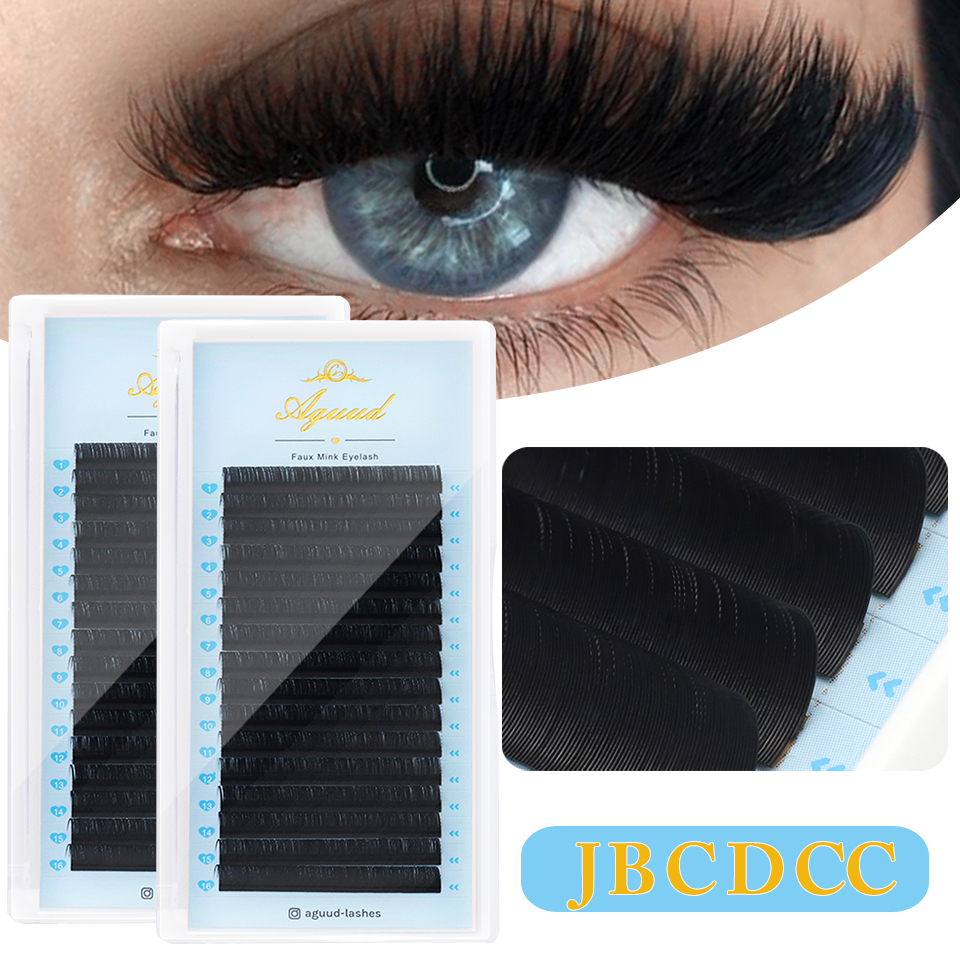 Eyelash Extension Korea Natural - AGUUD J B C D Eyelash