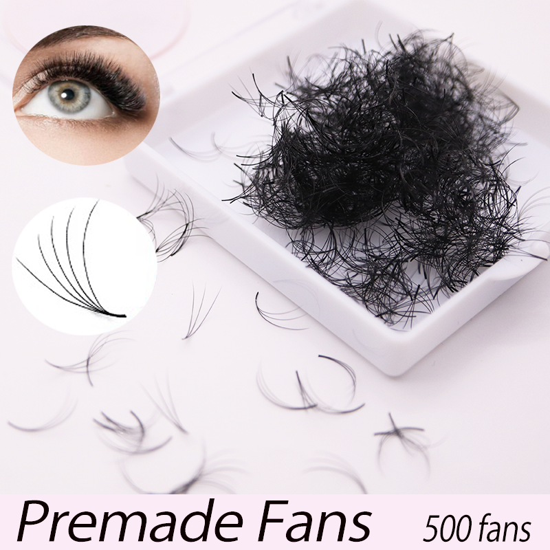 Eyelash Extension Korea Natural - 500 Loose Fans False Eyelashes 3D