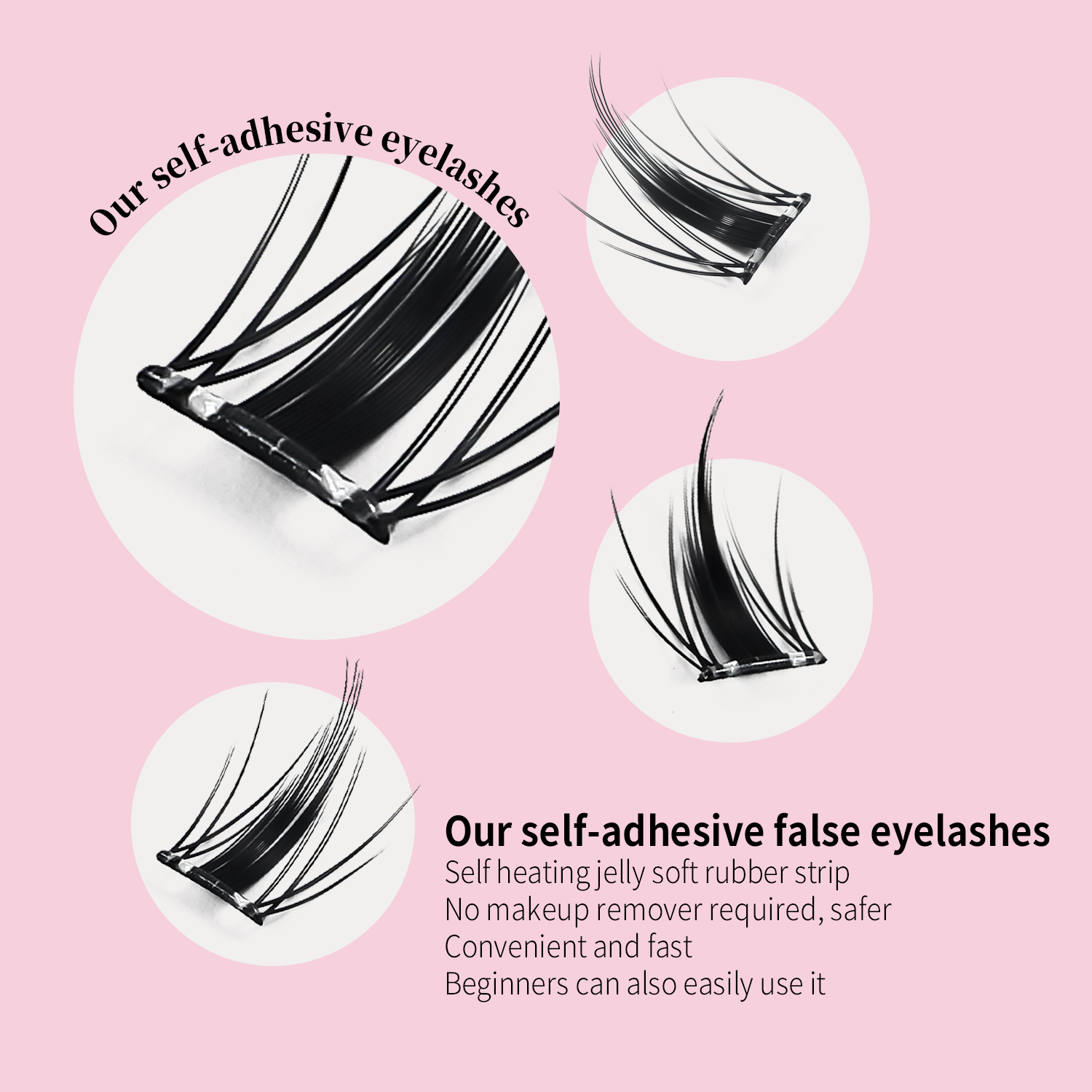 REDSIREN Self Adhesive Cluster - Eyelash Extension Korea Natural avaliação e preço