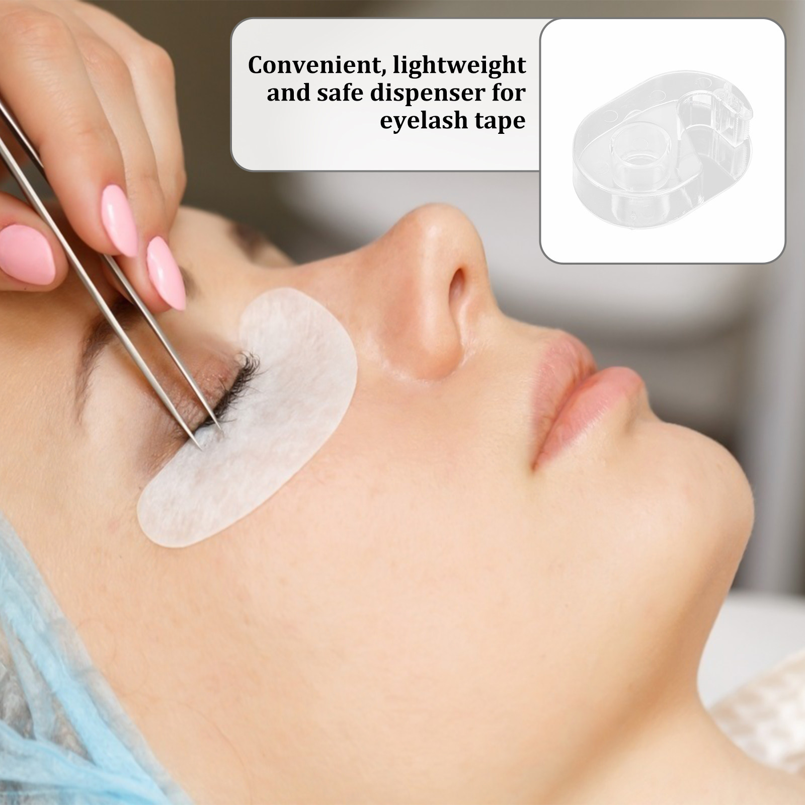 3Pcs Eyelash Tape Cutter Dispe - Eyelash Extension Is Safe avaliação e preço