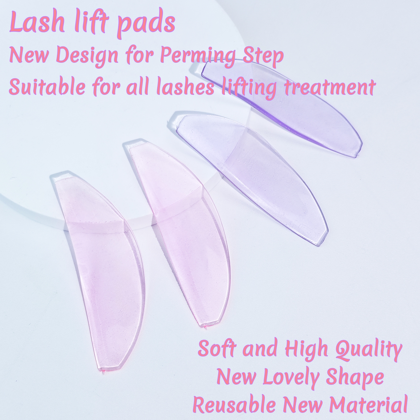 1 pair softening lash lift pad - Eyelash Lift Or Extension avaliação e preço