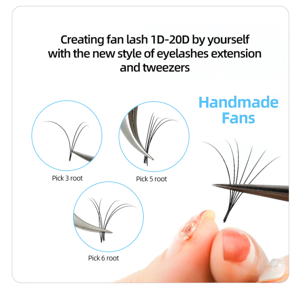 AGUUD Russian Volume J B C CC  - Eyelash Extension Korea Natural avaliação e preço