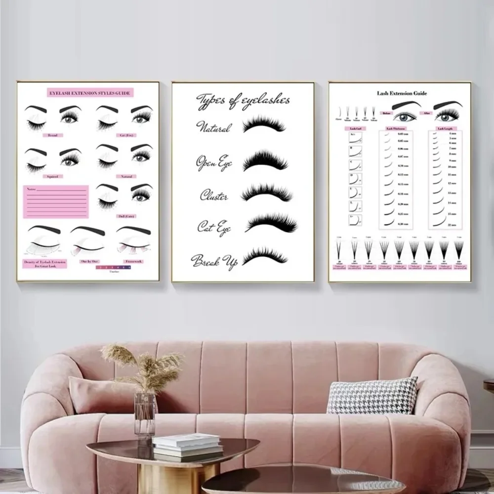 Canvas Painting HD Print Wall  - Eyelash Extension Salon avaliação e preço