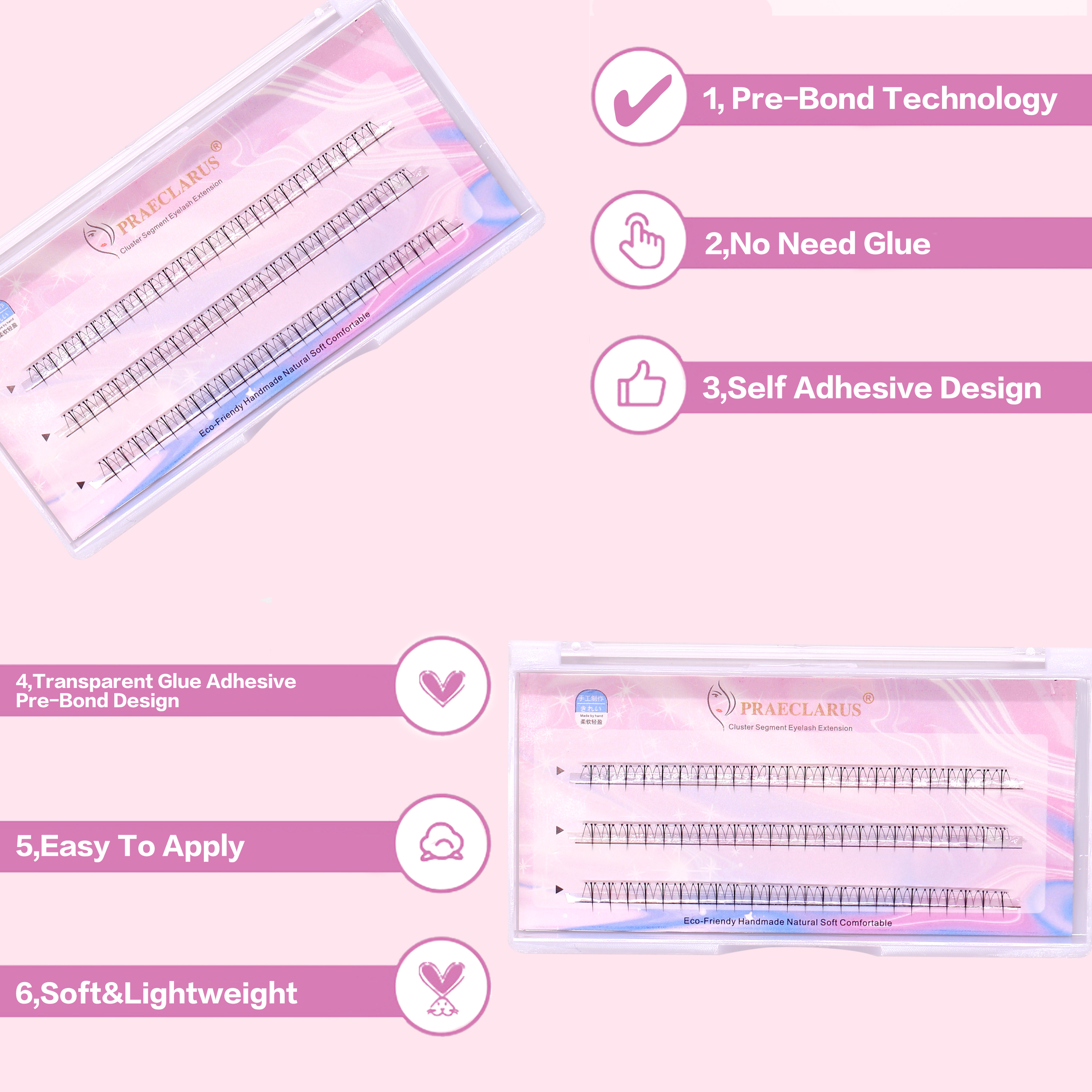Wholesale Korea Waterproof Sel - Eyelash Extension Korea Natural avaliação e preço