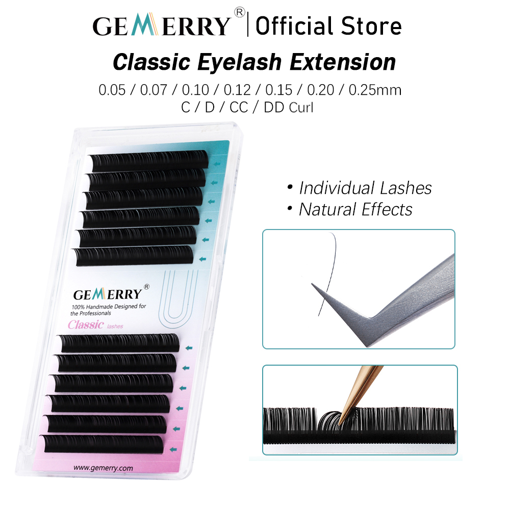 GEMERRY 25mm Individual Extens - Eyelash Extension Korea Natural avaliação e preço