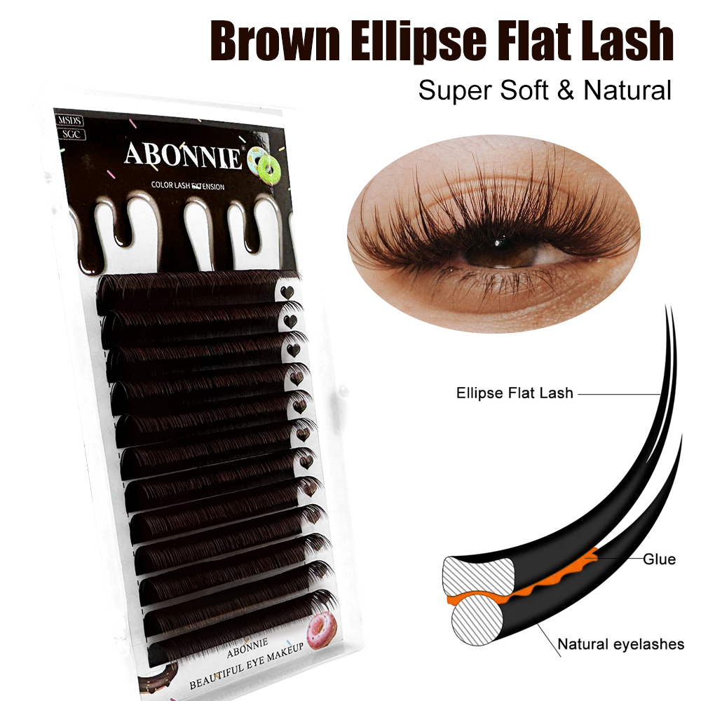 Abonnie Premium Ellipse Flat L - Eyelash Extension Korea Natural avaliação e preço