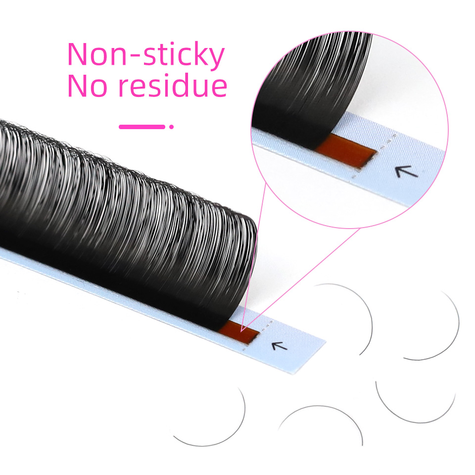 RUJADE 10 Trays/lot Wholesale  - Eyelash Extension Korea Natural avaliação e preço
