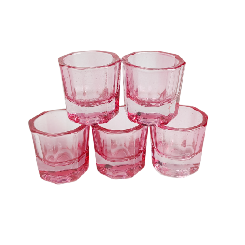 5pcs Glass Dappen Dish For Nai - Eyelash Lift Or Extension avaliação e preço