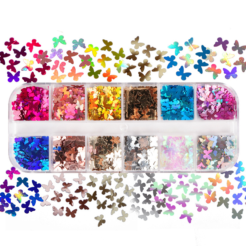 Mix Color Fluorescent Butterfl - Eyelash Extension Salon avaliação e preço