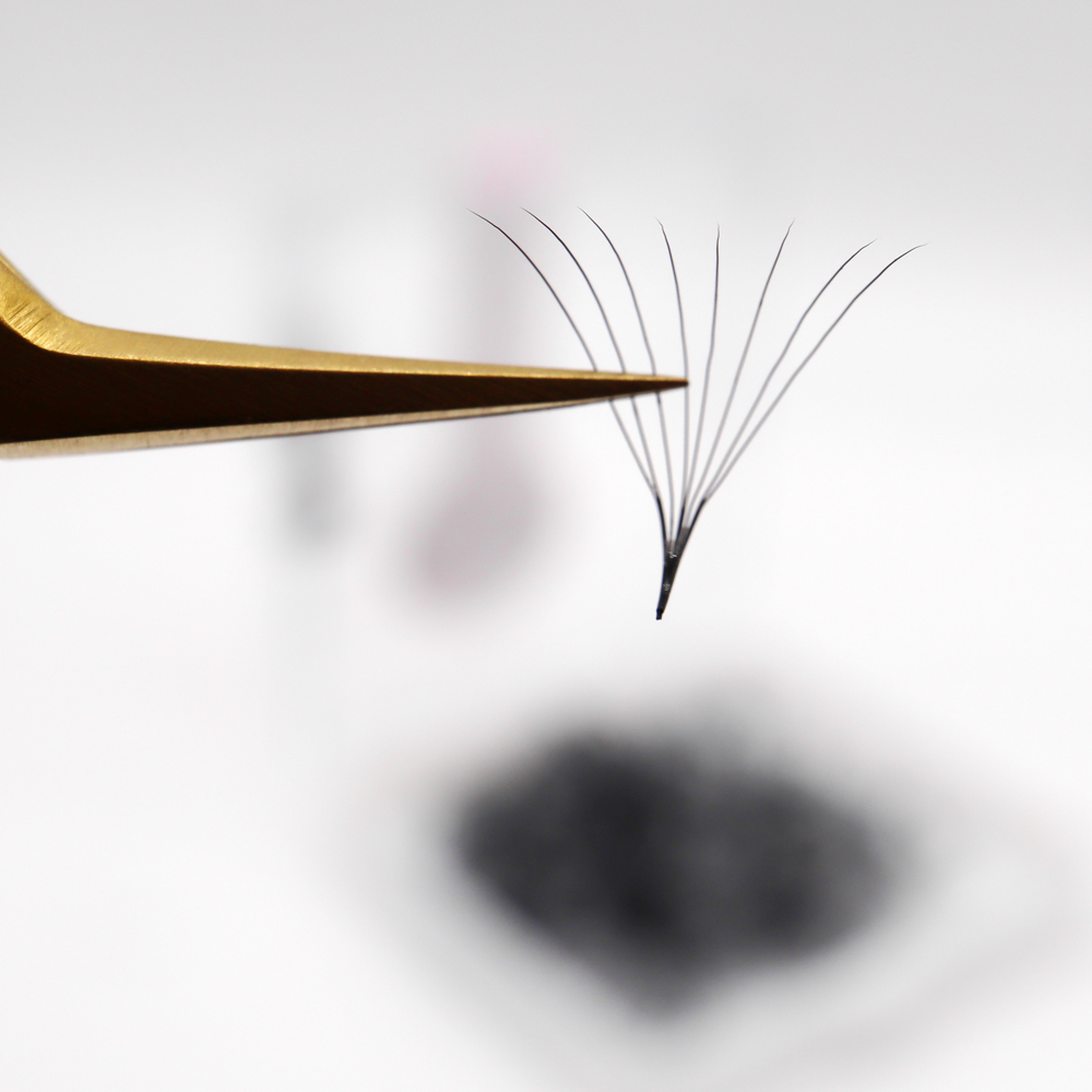 500 Loose Fans False Eyelashes - Eyelash Extension Korea Natural avaliação e preço