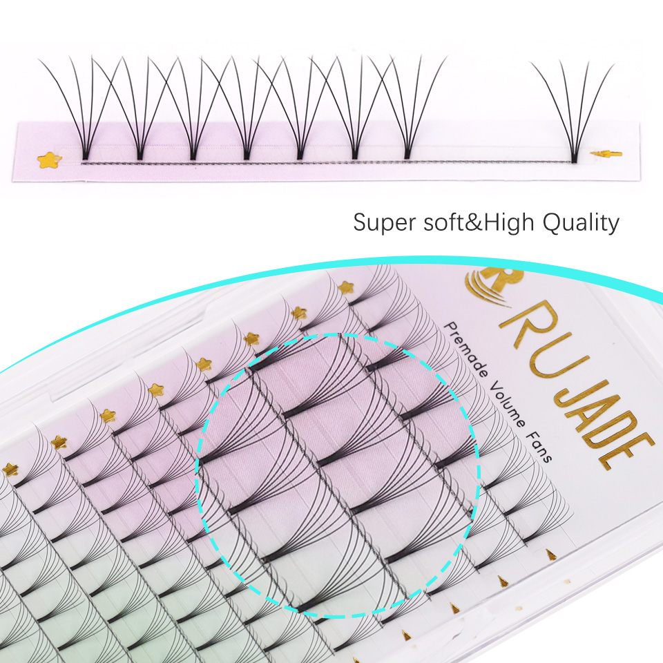 Rujade Premade Volume Fans Sho - Eyelash Extension Korea Natural avaliação e preço