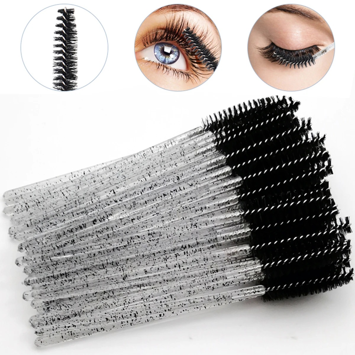 Wholesale 100PCS Mascara Spool - Eyelash Extension Salon avaliação e preço